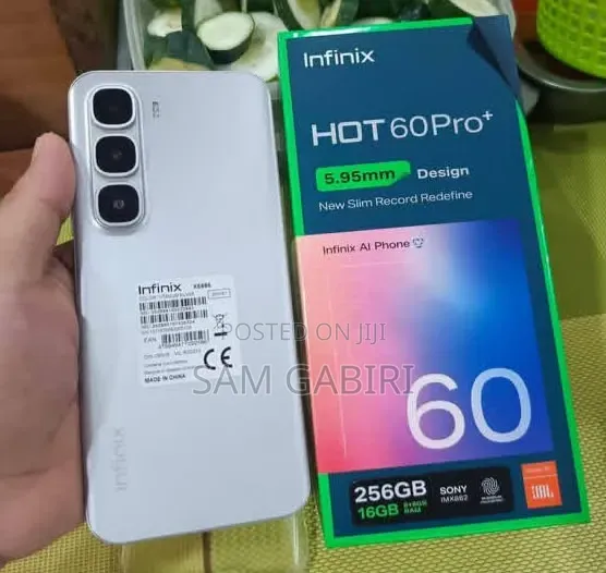 New Infinix Hot 60 Pro+ 256 GB White