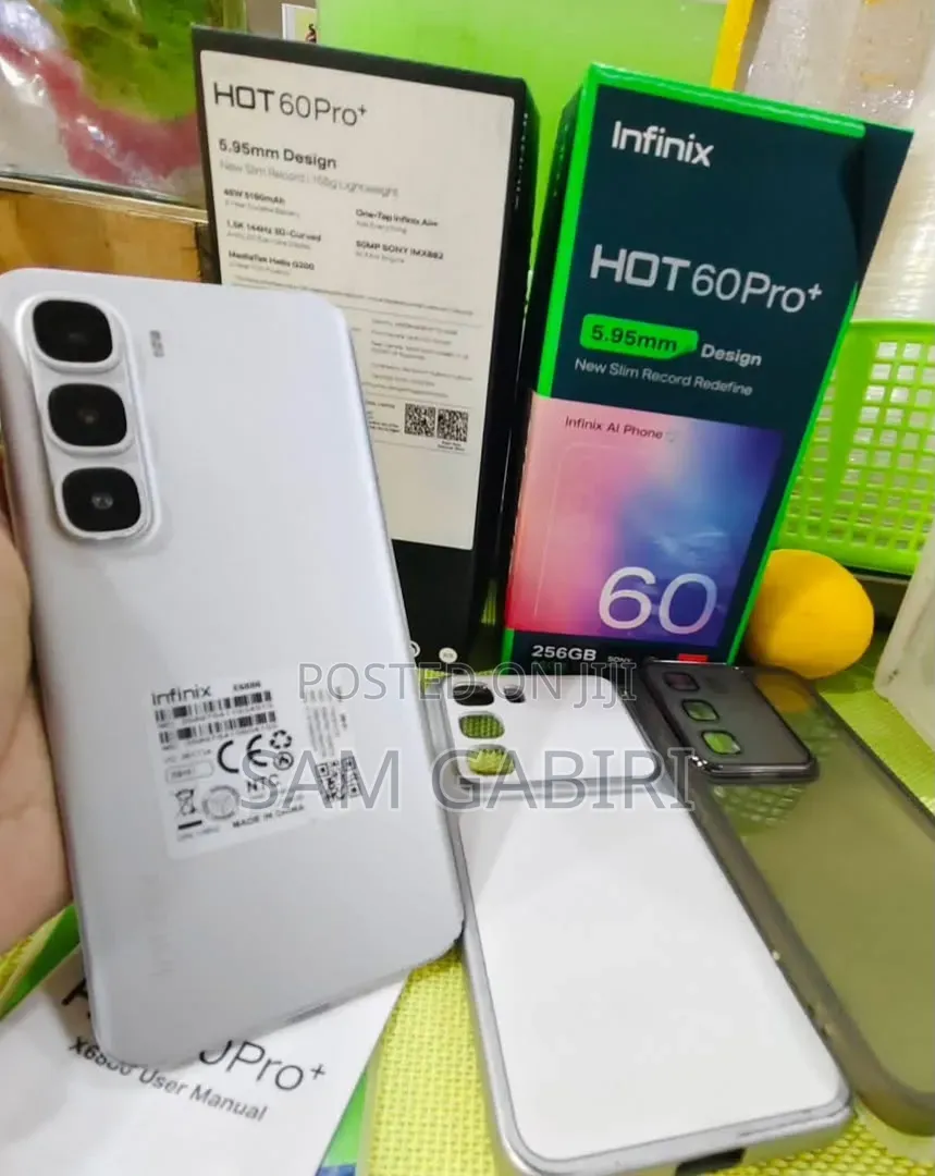 New Infinix Hot 60 Pro+ 256 GB White