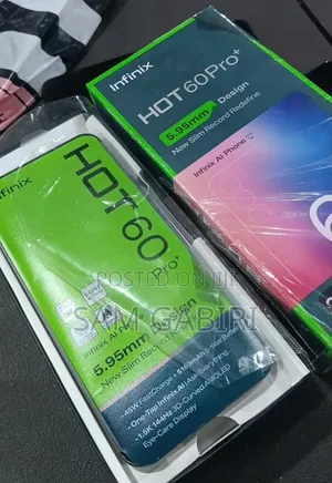 New Infinix Hot 60 Pro+ 256 GB Silver