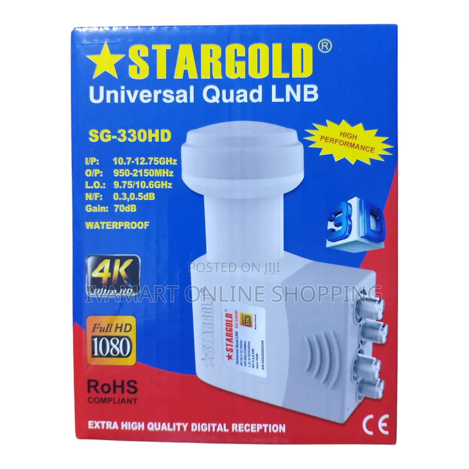 Universal Quad ( 4- Way ) LNB - Different Brands