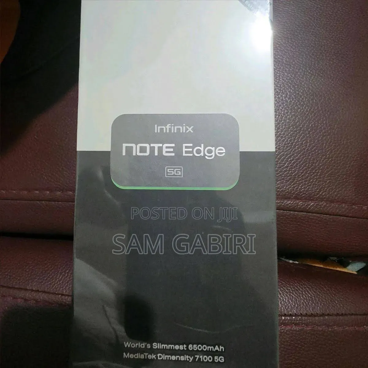 New Infinix Note Edge 256 GB Black