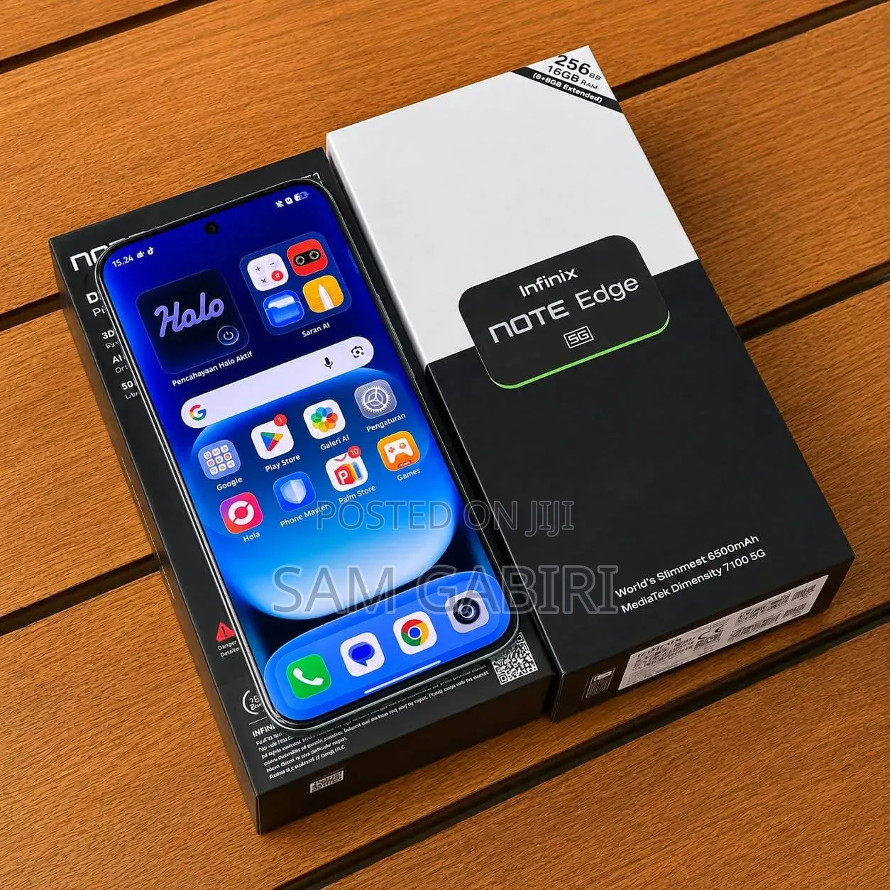 New Infinix Note Edge 256 GB Blue