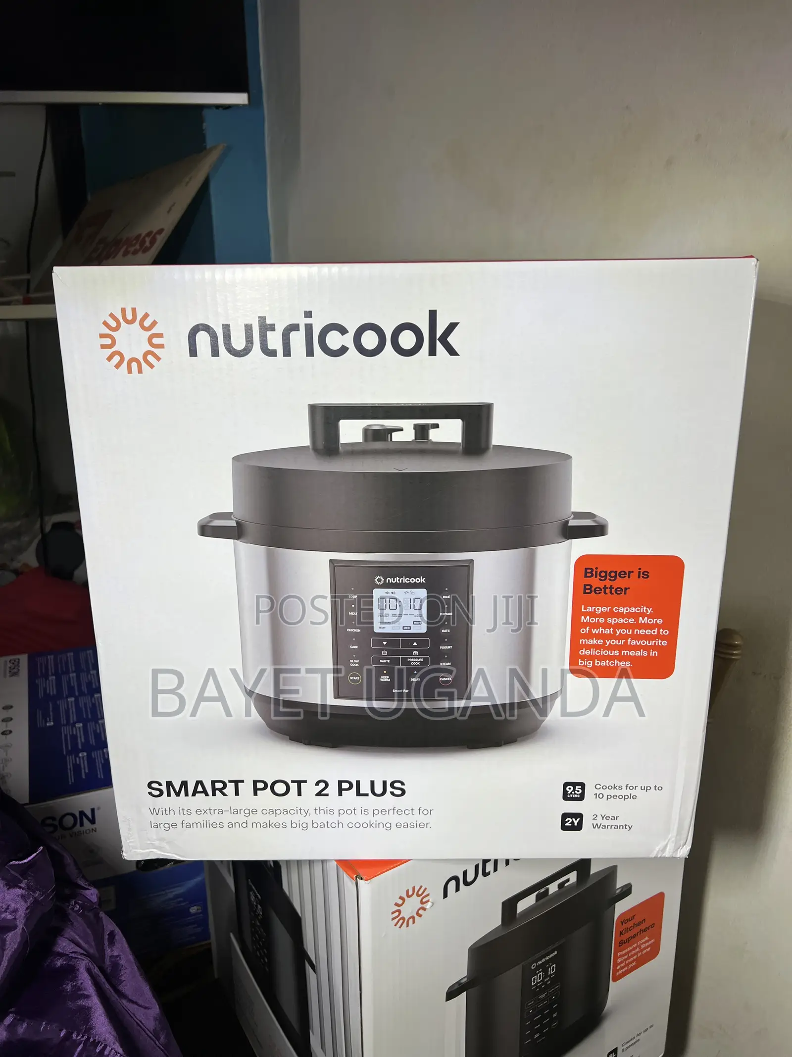 Nutricook 9.5L Smart Pot 2 Plus, Electric Pressure Cooker