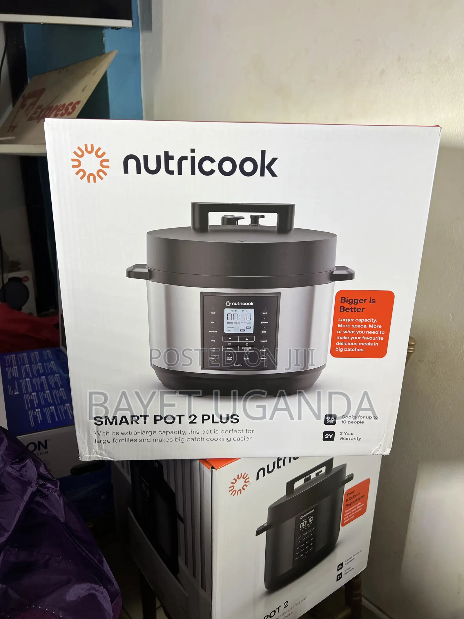 Nutricook 9.5L Smart Pot 2 Plus, Electric Pressure Cooker