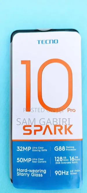 New Tecno Spark 10 Pro 256 GB Blue