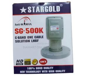 STARGOLD SG- C-Band LNBF – Anti-WiMAX, One Cable Solution