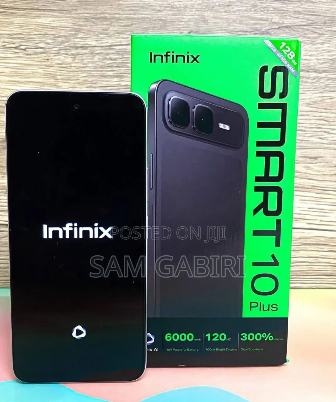 New Infinix Smart 10 Plus 128 GB Silver