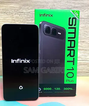 New Infinix Smart 10 Plus 128 GB Silver