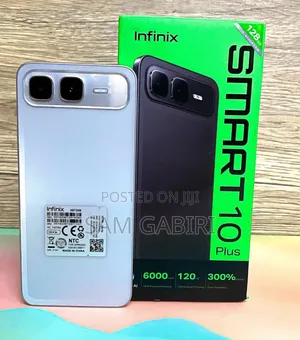 New Infinix Smart 10 Plus 128 GB Silver
