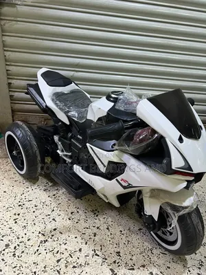 RT Rechargeable Motorcycle White