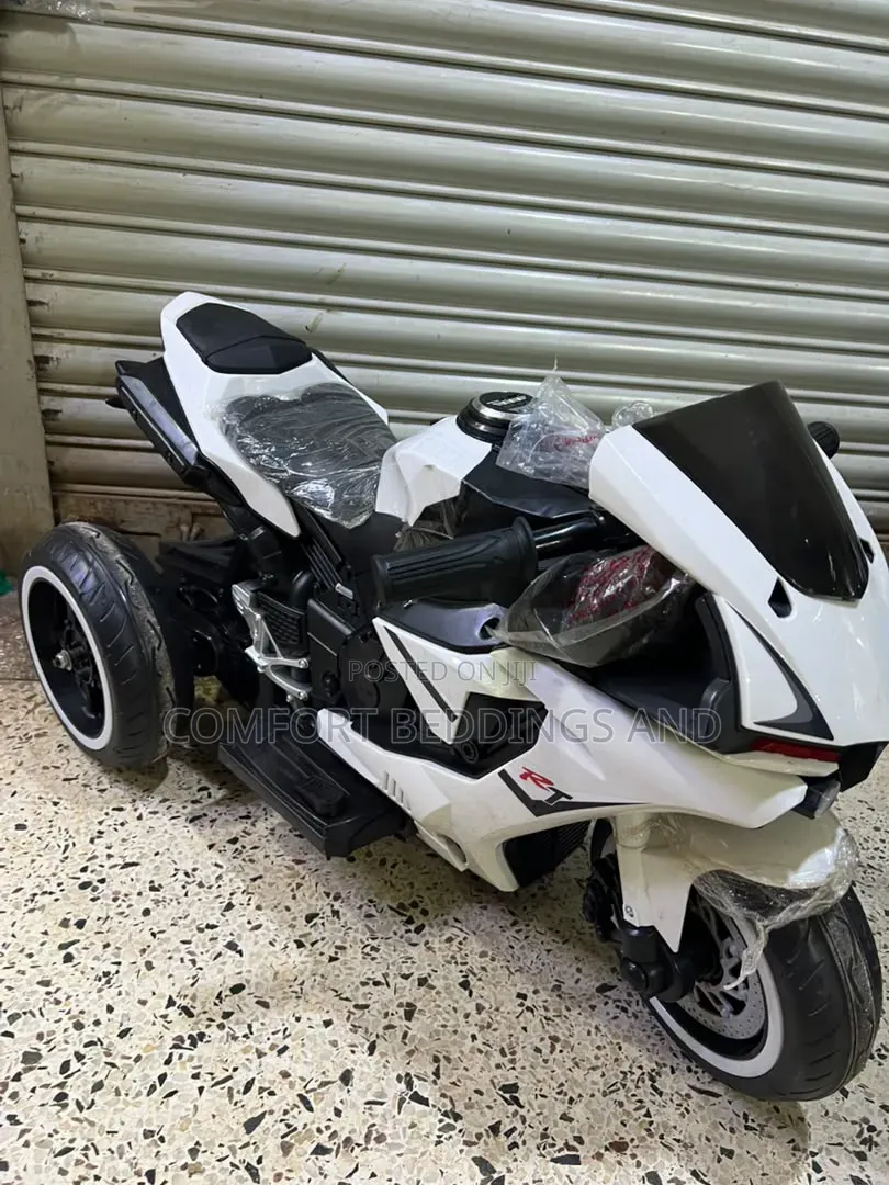 RT Rechargeable Motorcycle White