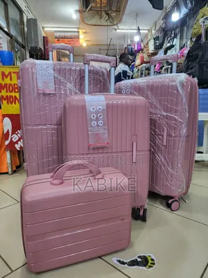 Set of Rubber Suitcases