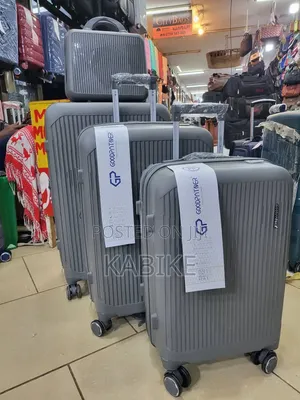 Set of Rubber Suitcases
