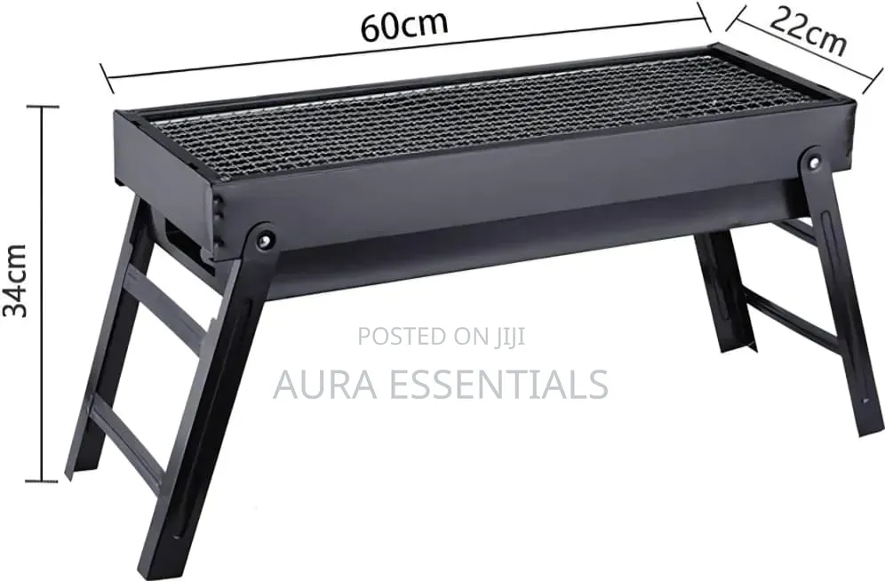 Portable Folding Stainless steelCharcoal Barbecue Grill