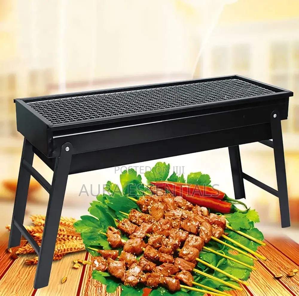 Portable Folding Stainless steelCharcoal Barbecue Grill