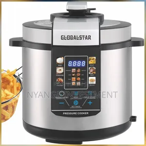 Global Star Pressure Cooker With Deep Fryer