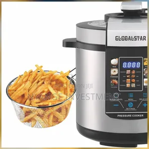 Global Star Pressure Cooker With Deep Fryer