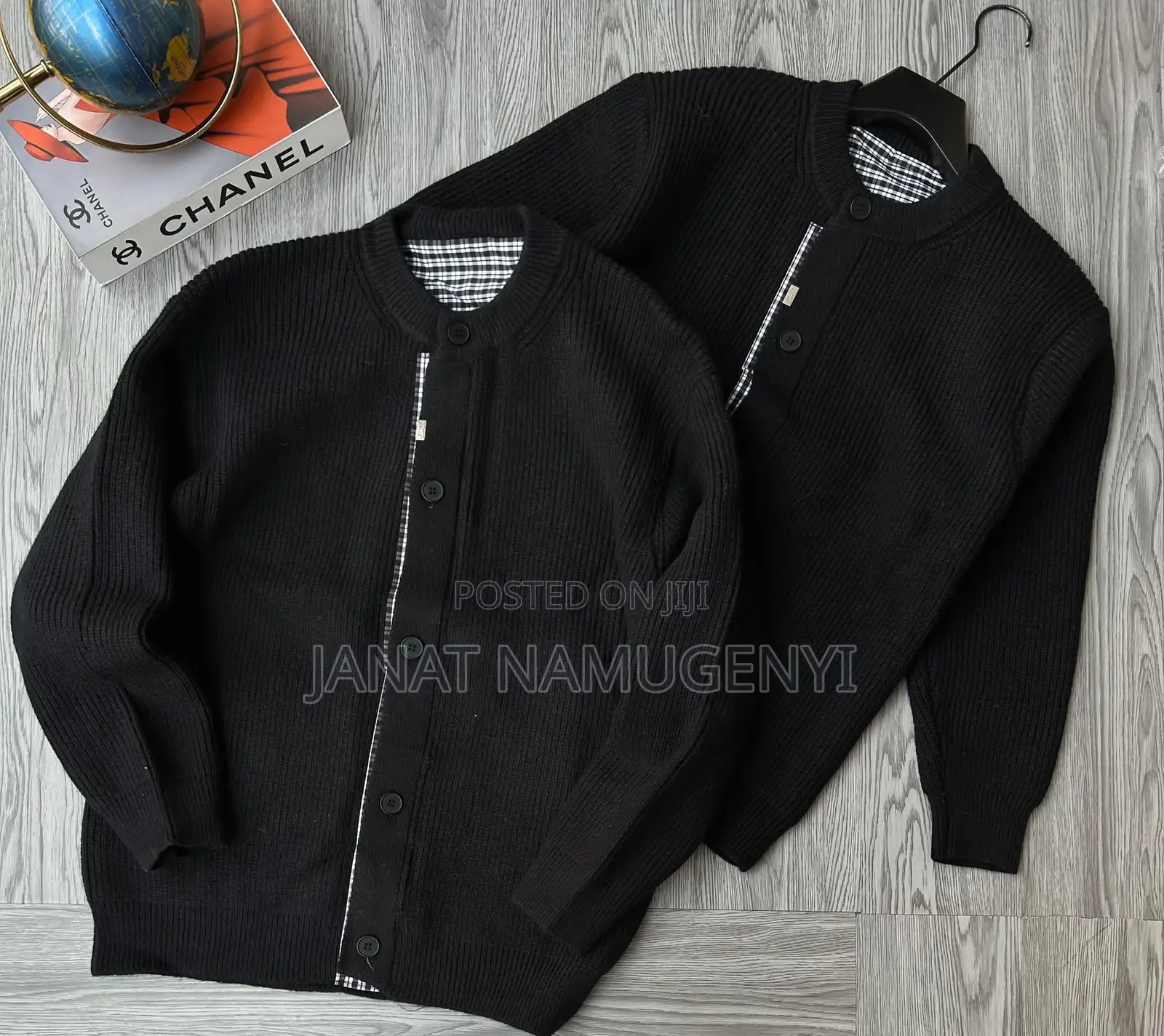 Buttoned Heavy Sweaters Available in Different Colors and Sizes