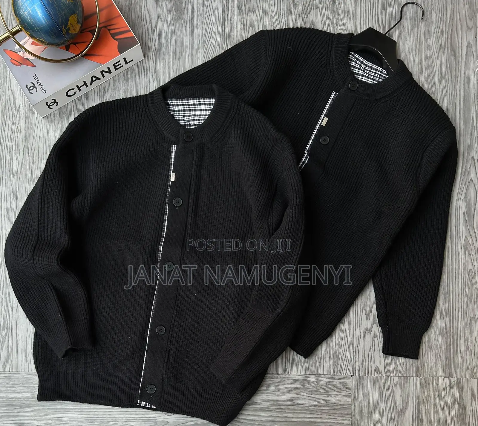 Buttoned Heavy Sweaters Available in Different Colors and Sizes