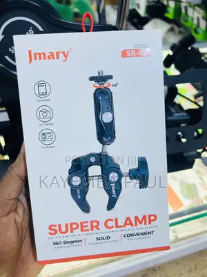 Jmary SR-56 Super Clamp Designed for Mounting Cameras, Phones,