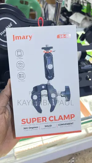 Jmary SR-56 Super Clamp Designed for Mounting Cameras, Phones,