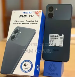 New Tecno Pop 20 64 GB Black