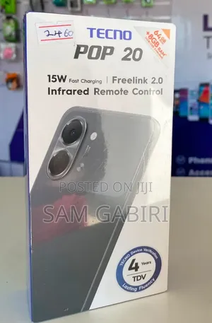 New Tecno Pop 20 64 GB Black