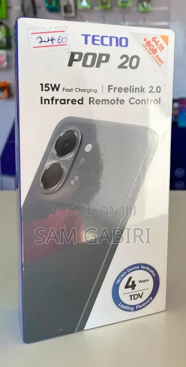 New Tecno Pop 20 128 GB Purple