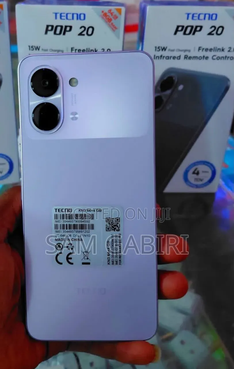 New Tecno Pop 20 128 GB Purple