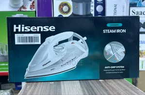 Hisense Steam Iron Featuring a 2800W Power Output for Rapid Heating.