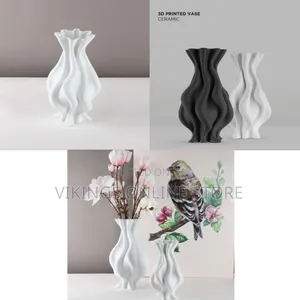 3D Printed Decorative Finger Style Ceramic Vase Flower Arrangement