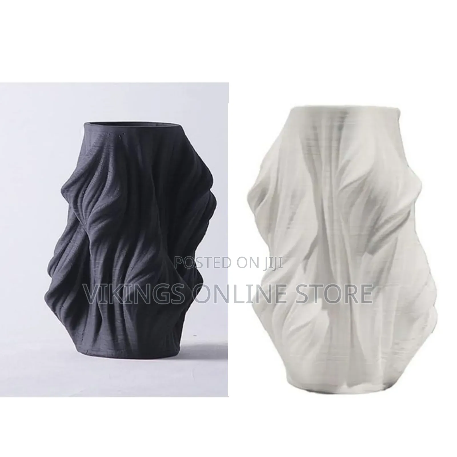 3D Printing Creative Ceramic Vases, Modern Minimalist Shaped Vases