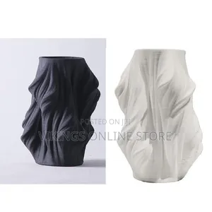 3D Printing Creative Ceramic Vases, Modern Minimalist Shaped Vases