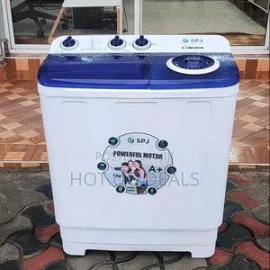 SPJ 7kg Semi-Automatic Twin Washing Machine - White