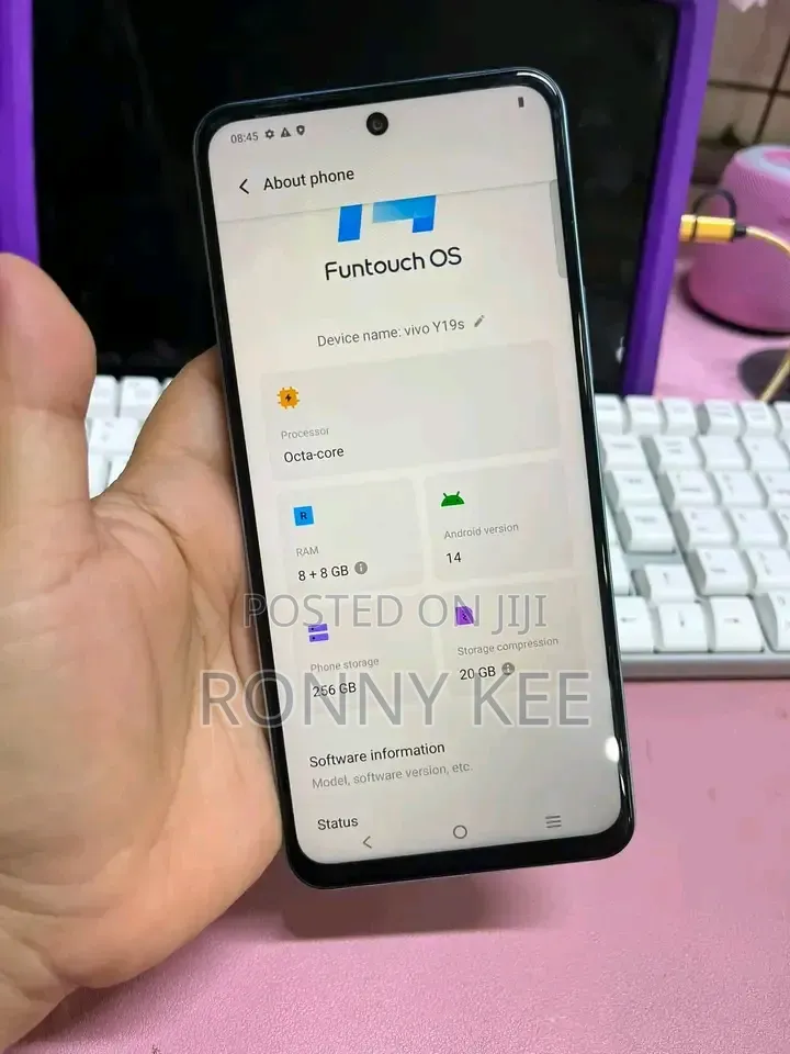 Vivo Y17 256 GB Gray