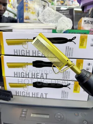 Electric Hot Comb Hair Straightener