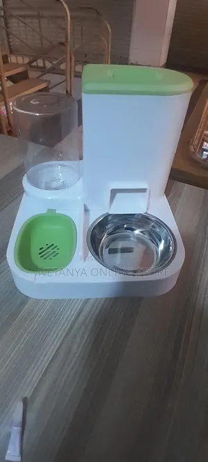 Automatic Pet Food and Water Dispenser Set