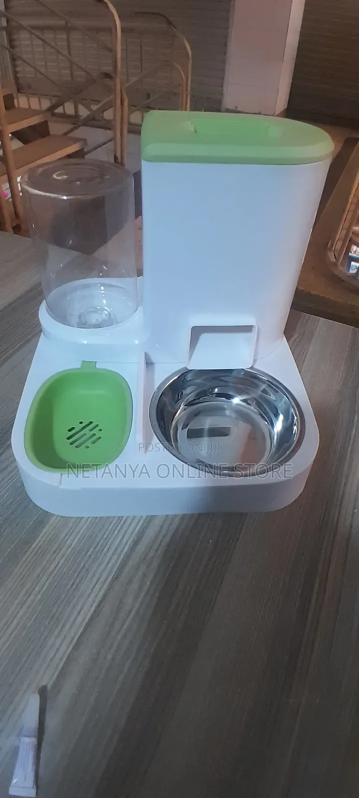 Automatic Pet Food and Water Dispenser Set
