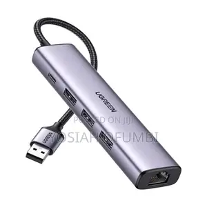 Ugreen Cm475 USB 3.0-to 3*USB Hub + Gigabit Converter