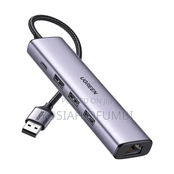 Ugreen Cm475 USB 3.0-to 3*USB Hub + Gigabit Converter