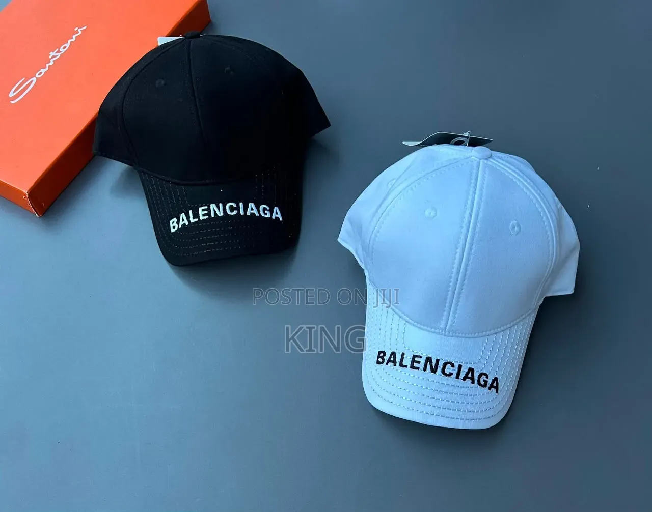 Nike, Jordan, Tommy Hilfiger, and Balenciaga. Caps