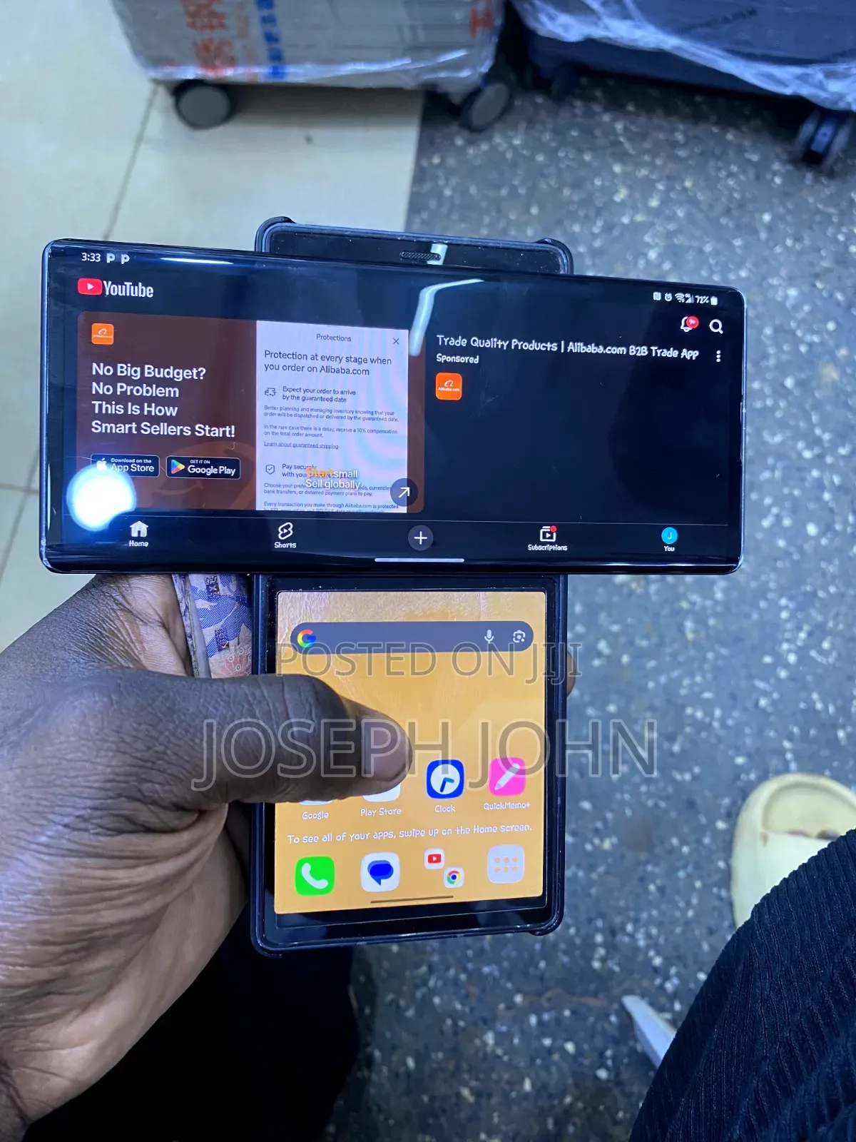 LG Wing 5G 256 GB Gray