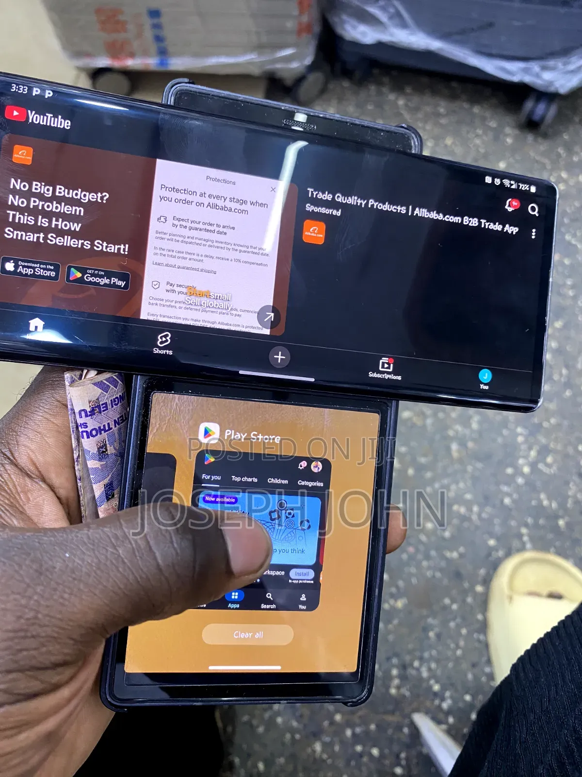 LG Wing 5G 256 GB Gray