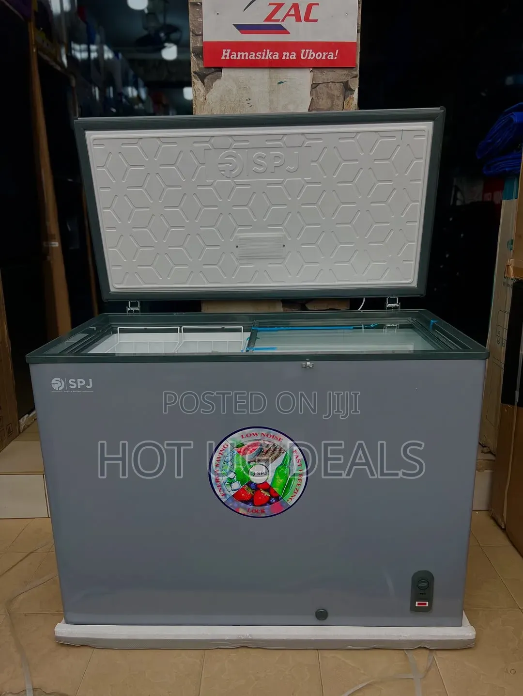 260 Litres Chest Freezer – Low Noise, Deep Freezer - Grey
