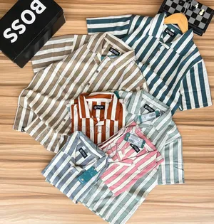 Horizontal Striped Pattern T-Shirts