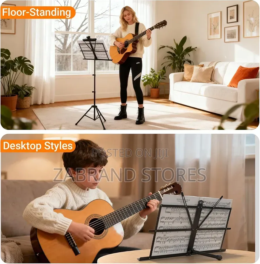 Foldable Tripod Sheet Music Stand