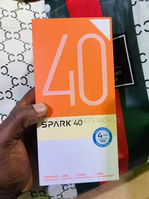 New Tecno Spark 40 Pro+ 128 GB Black