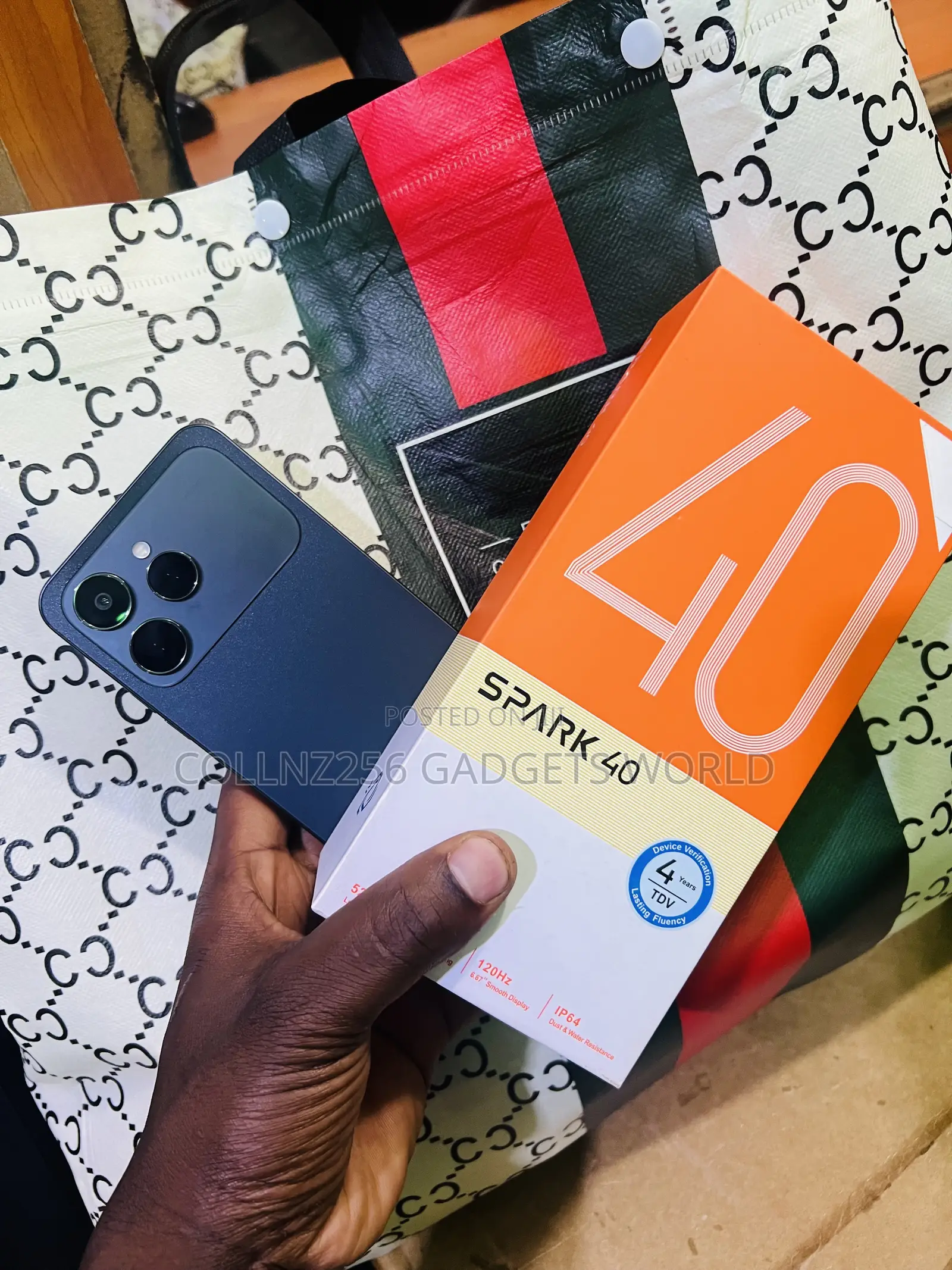 New Tecno Spark 40 Pro+ 128 GB Black