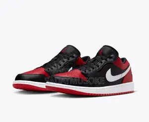 Air Jordan 1 Low ‘Black Gym-Red White Sneakers