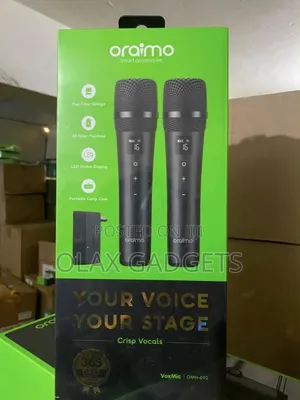Oraimo VoxMic Rechargeable Wireless Mics - Brand New Original